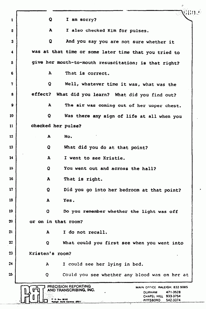 Jeffrey MacDonald trial testimony, August 23, 1979 ...