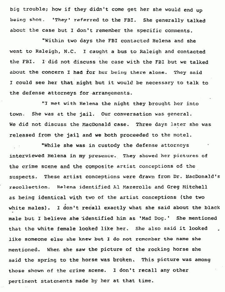 October 2, 1980: Statement of Ernest Davis to Ted Gunderson and P. E. Beasley, p. 2 of 5