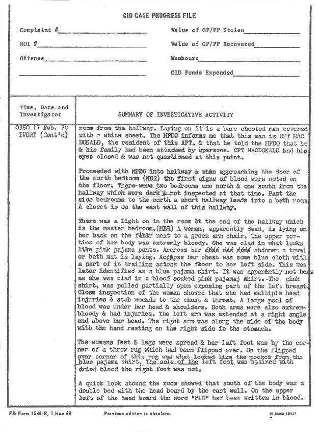 February 17, 1970: Case Progress File, p. 2 of 4