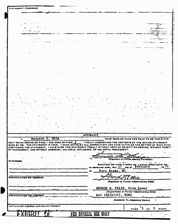 February 17, 1970: Statement of Kenneth Mica (MP), p. 2 of 2