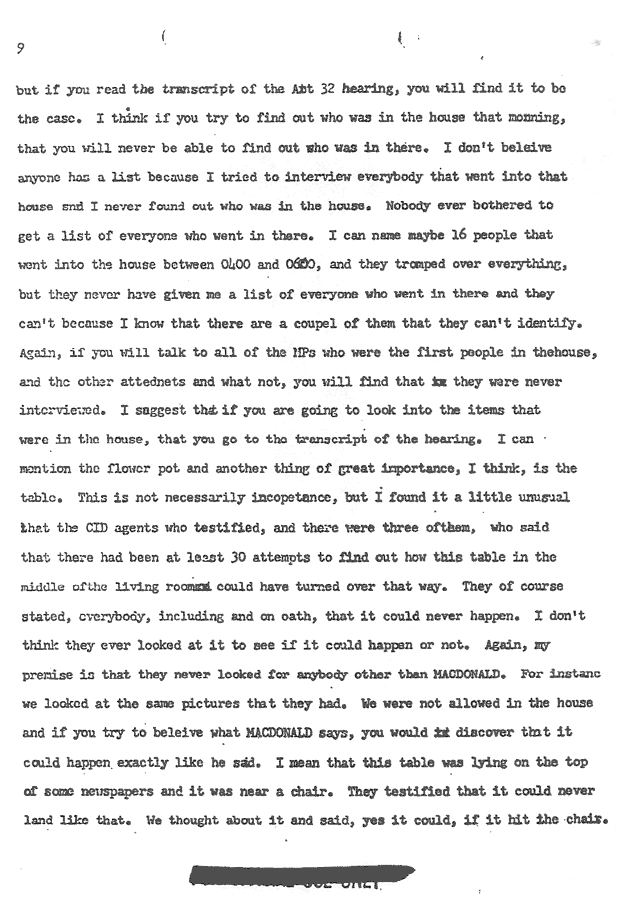 Circa 1970: Undated statement of James Douthat, p. 9 of 13