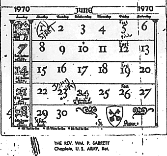 Cathy Perry's calendar (acquired by CID June 30, 1983), p. 6 of 12