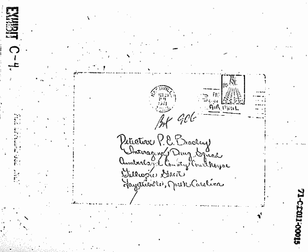 January 20, 1971: Letter from Helena Stoeckley to Prince Beasley, p. 3 of 3