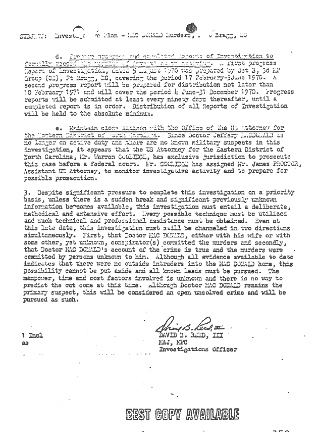 CID Standard Operating Procedure re: investigation, p. 2 of 5