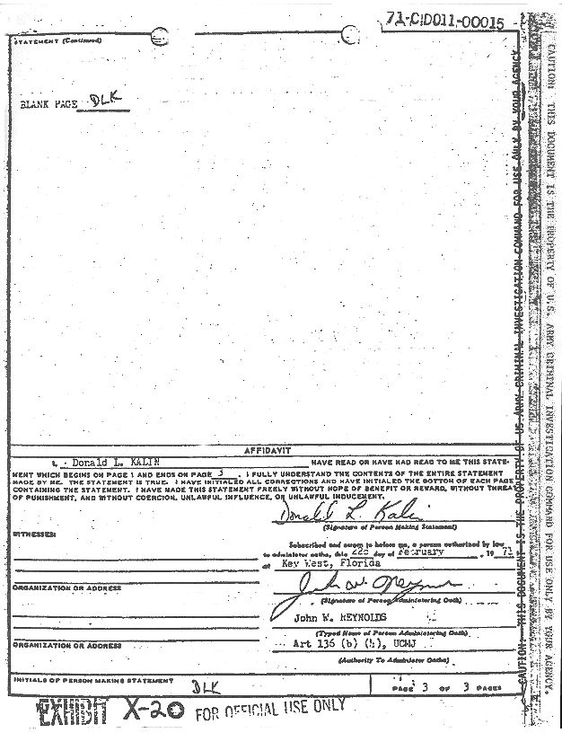 February 22, 1971: Statement of Donald Kalin, Jr., p. 3 of 3