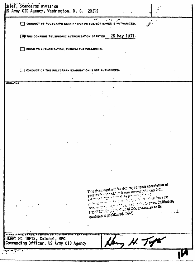 May 26-28, 1971: Polygraph examination of Greg Mitchell, p. 7 of 7
