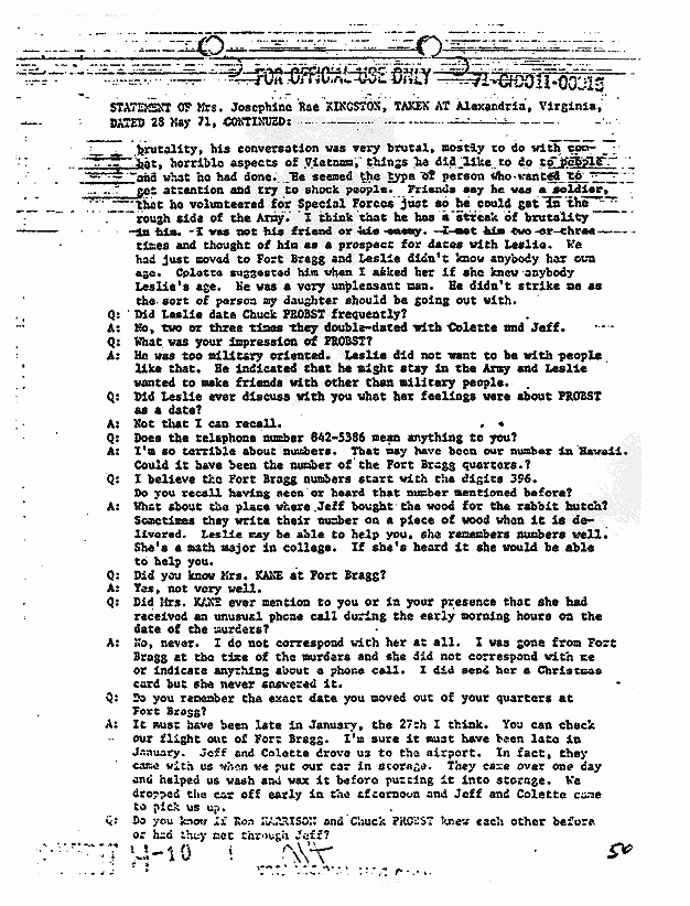 May 28, 1971: Statement of Josephine Kingston, p. 5 of 7