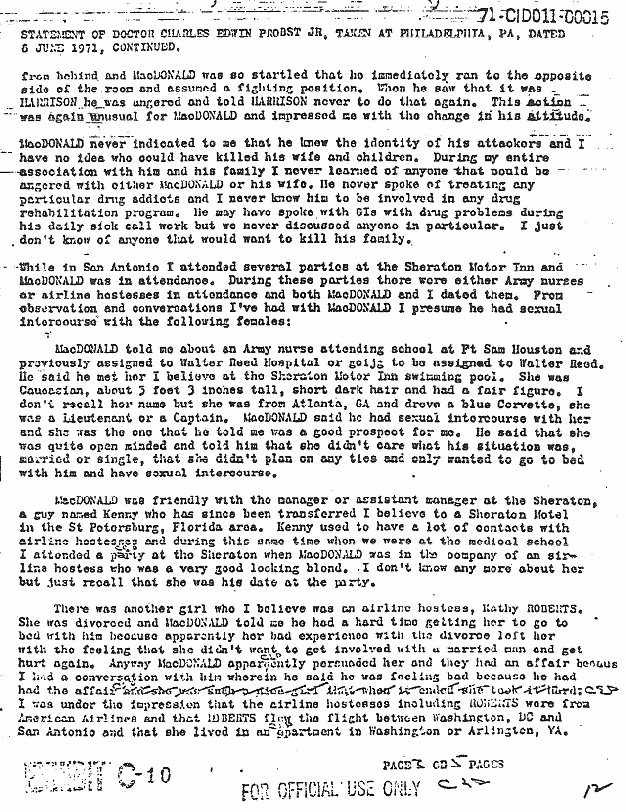 June 8, 1971: Statement of Charles Probst, p. 3 of 5