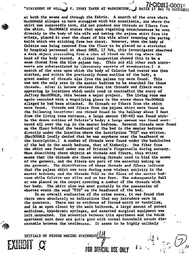 December 17, 1971: Statement of William Ivory, p. 7 of 9