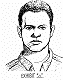 1970: Drawing of black male suspect