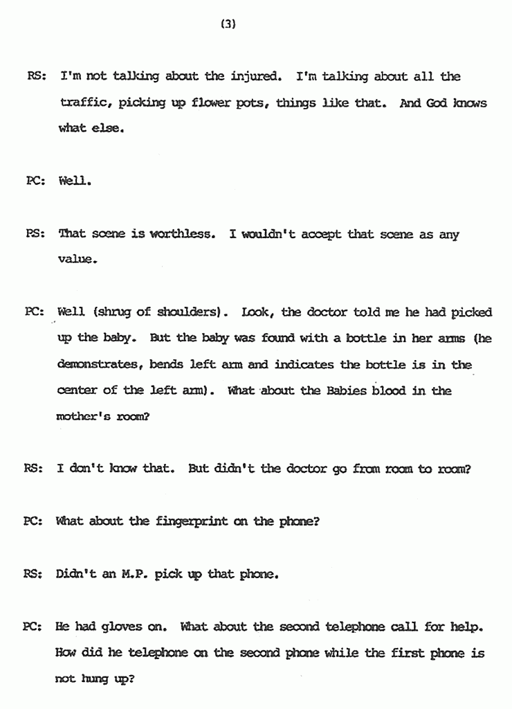 December 15, 1982: Memo from Ray Shedlick re: Inteview with Paul Connolly, p. 3 of 6
